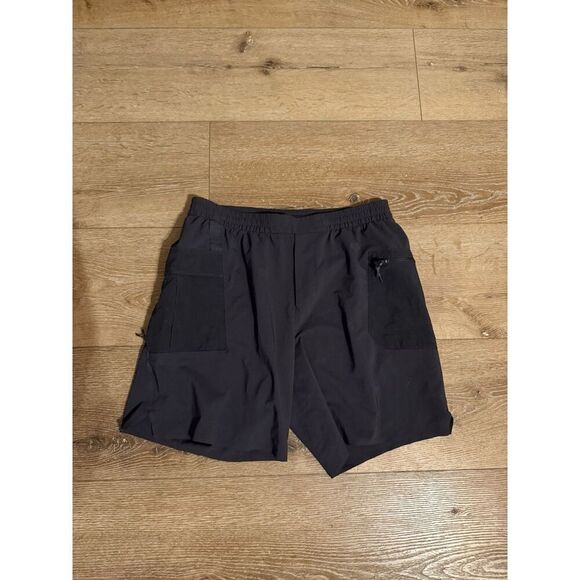 Lululemon Athletica Men’s Water Repellent Hiking Short 8” Sz L Graphite Grey - Picture 1 of 3